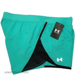 Under Armour Athletic Shorts Running Active Sports Wear Women's Brief Lined